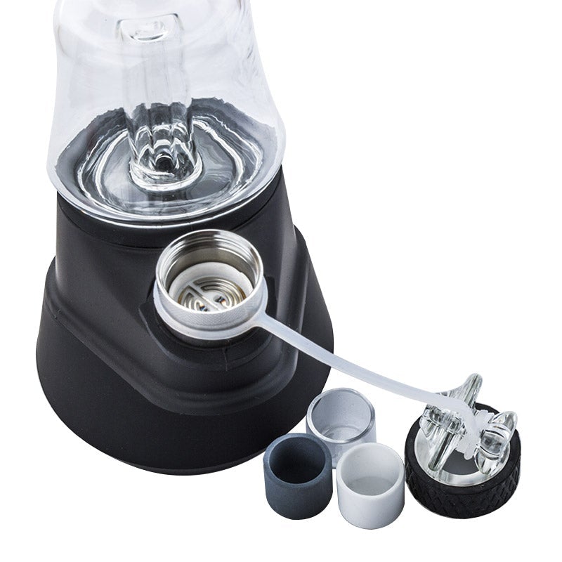 Double Chamber Bubbler One Hitter Pipe w/ Soc Peak Dab Vaporizer Set - PuffingBird AU