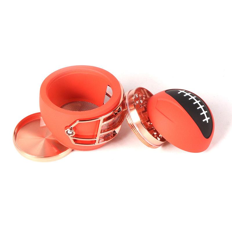 3.35 Four-Layer Football Helmet Zinc Alloy Grinder