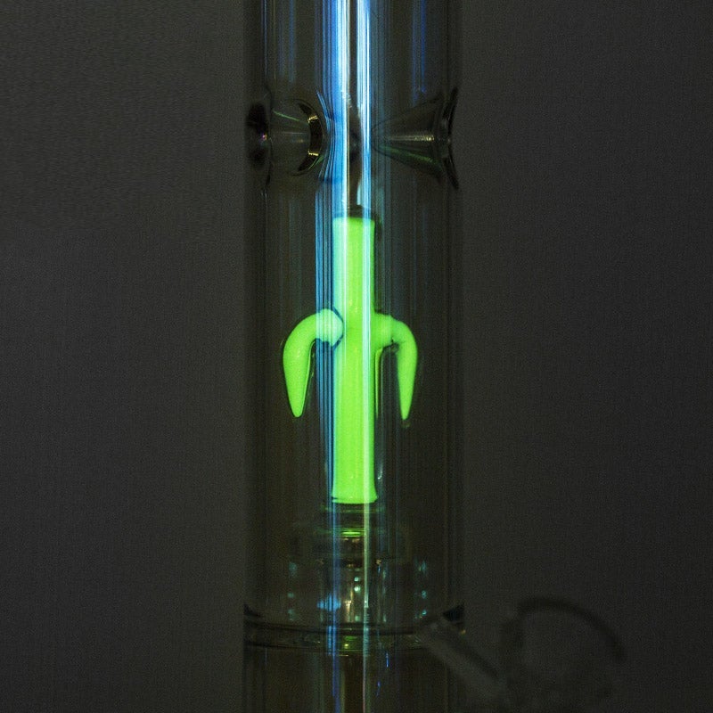 12.3 Glow-In-The-Dark Cactus Glass Bong