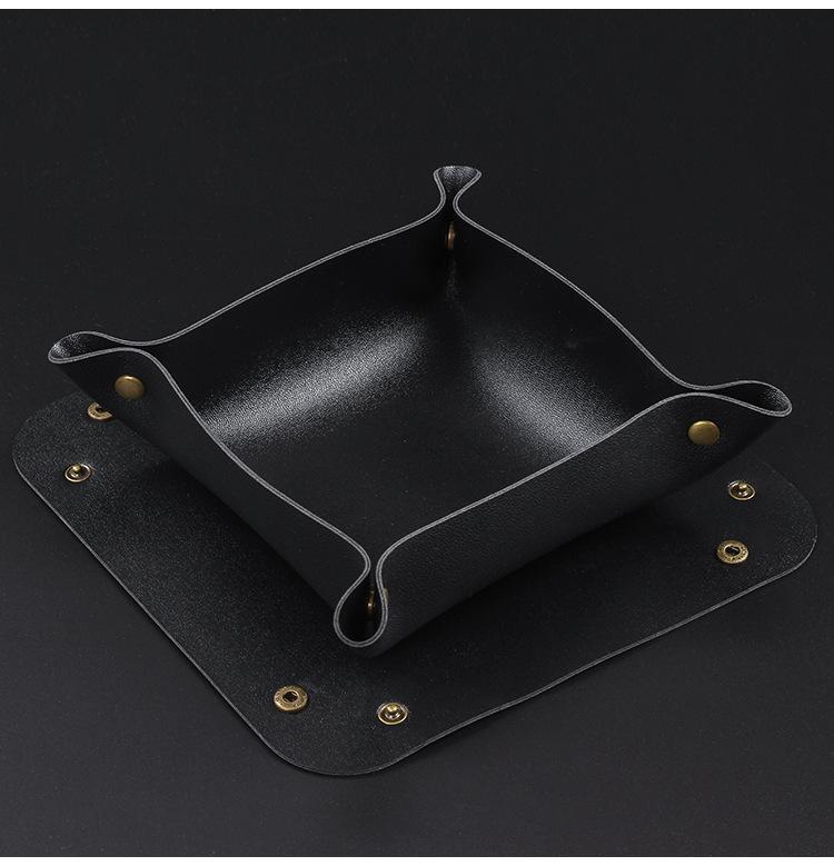 Foldable PU Leather Cut Tobacco Straw Rolling Tray