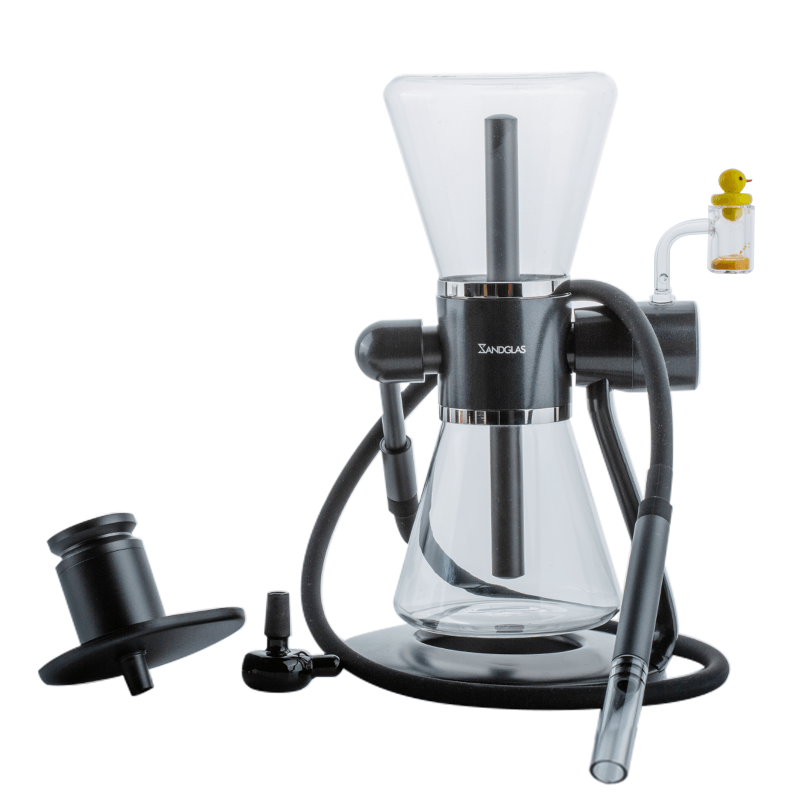 SANDGLAS Gravity Bong Thermochromic Quart Banger Carb Cap Set