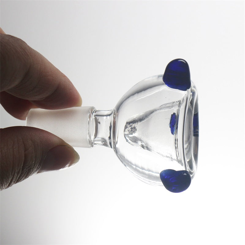14mm/18mm Male Clear Glass Bong Bowl