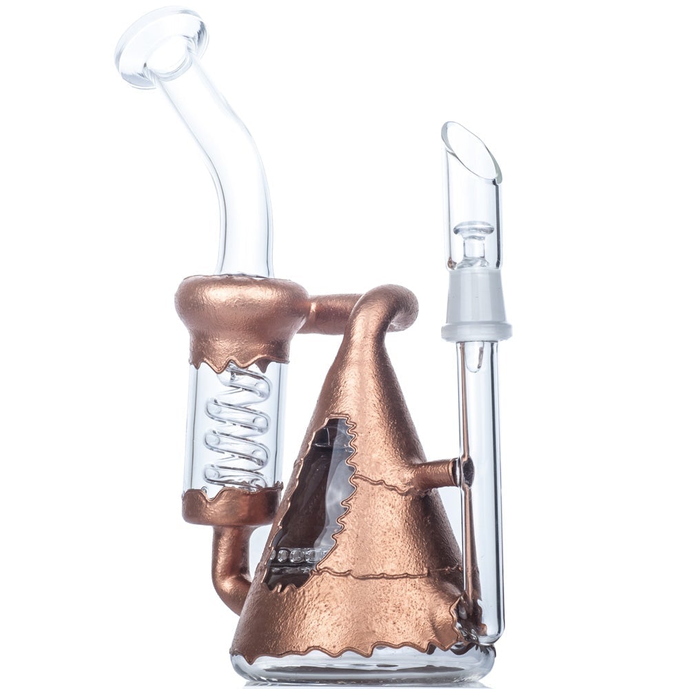 9 Bronze Multi Perc Glass Dab Rig
