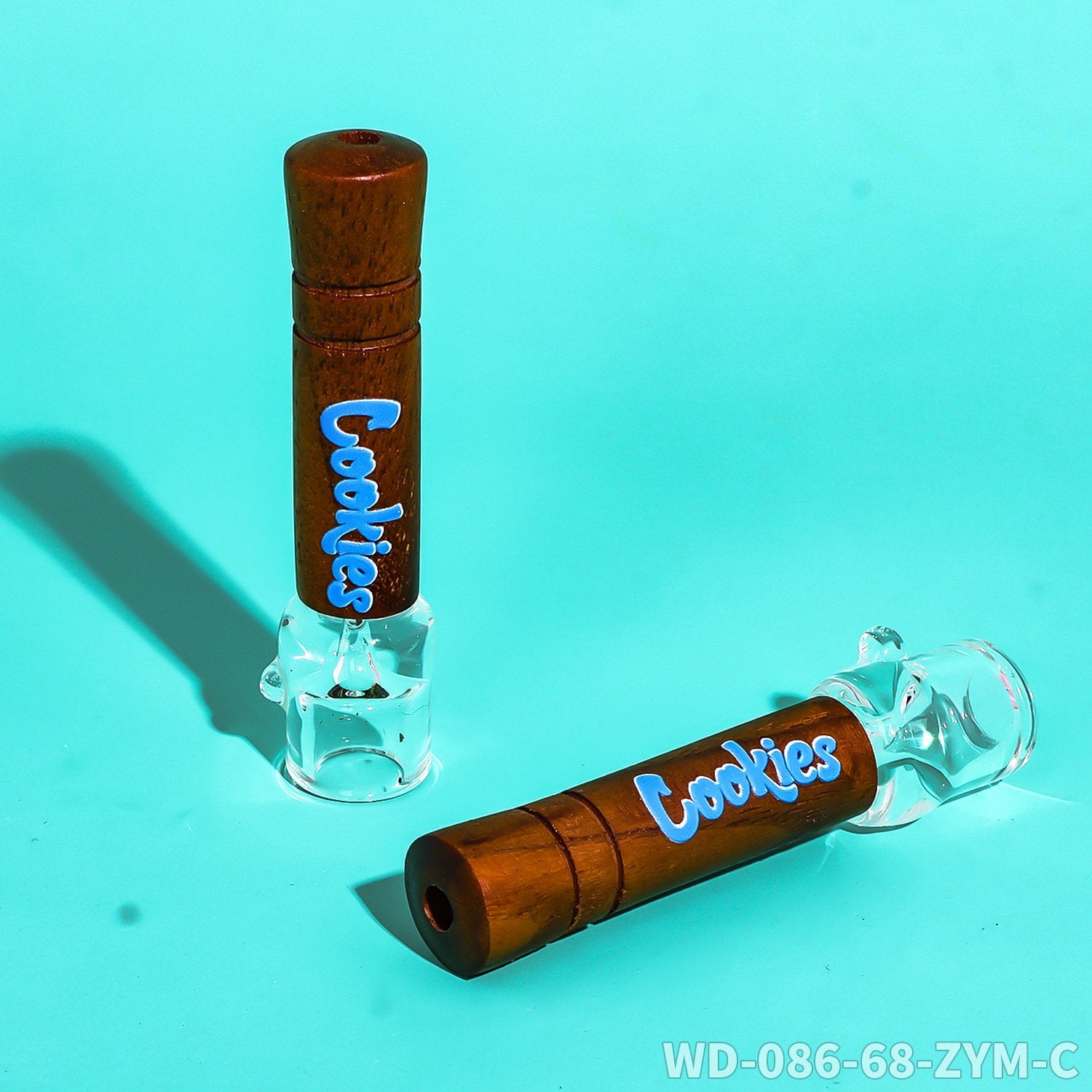 2.64 COOKIES Wood Weed Pipe