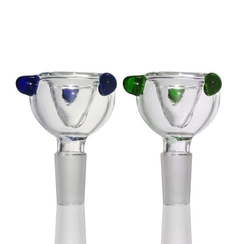 14mm/18mm Male Clear Glass Bong Bowl