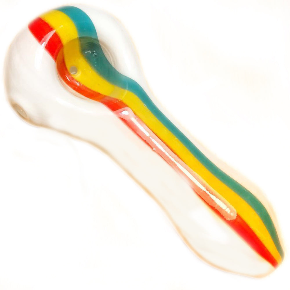 Rasta Scheme Glass Pipe