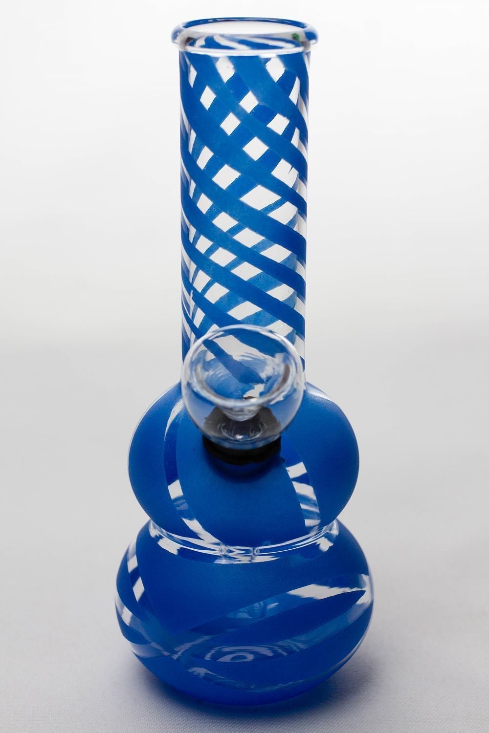 6 double beaker glass water bong