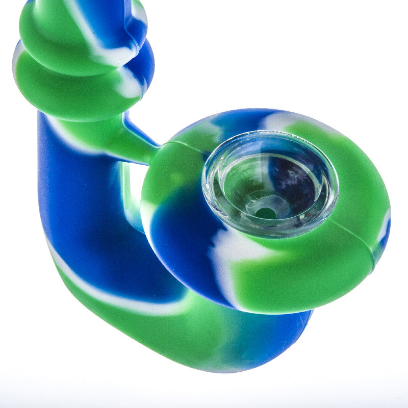Camouflage Silicone Sherlock Pipe (Random Color)