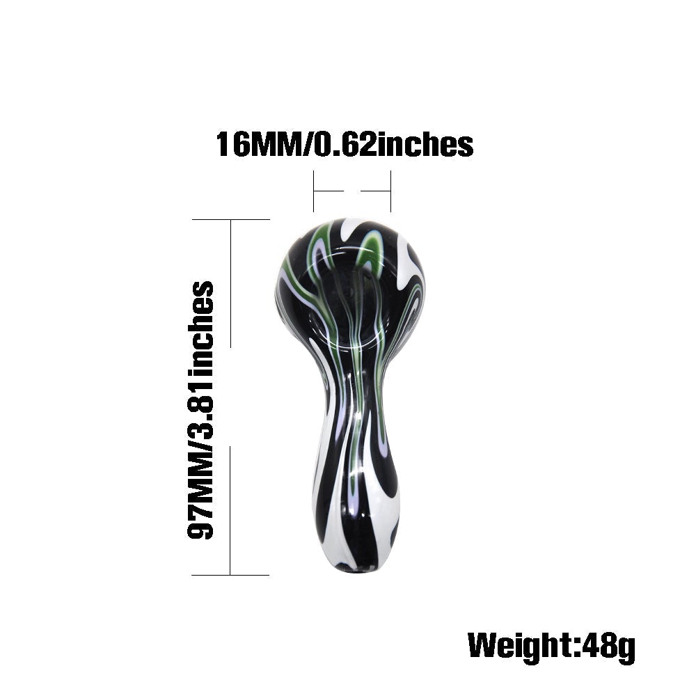 Wigwag Glass Spoon Pipe