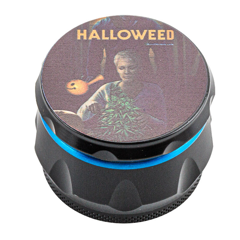 Halloweed Theme Zinc Alloy Herb Grinder 4 Piece