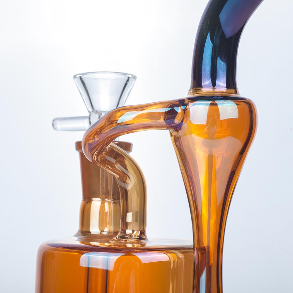 6 Dual Chamber Recycler Dab Rig