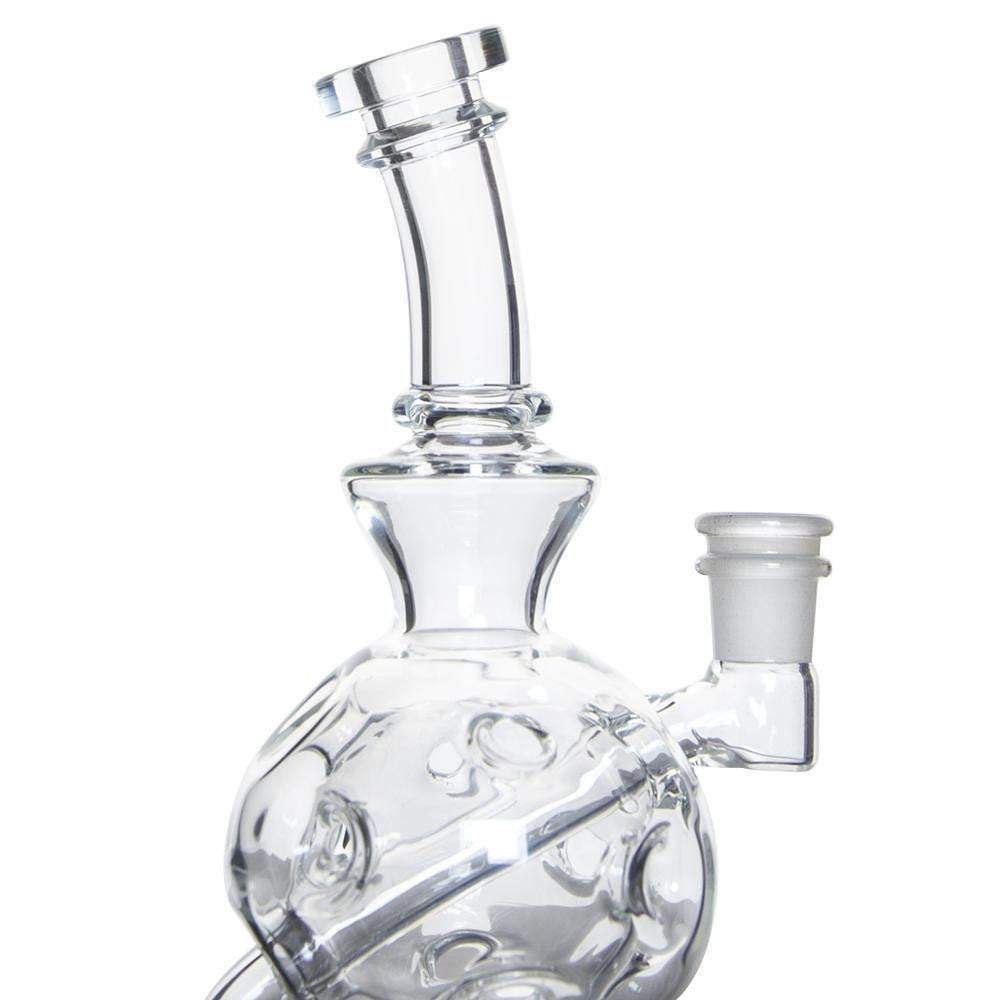 8 inch Ballsphere glass bong with Flower of Life Perc 14.5mm Joint
