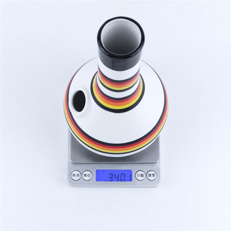 Ceramic Rainbow Beaker Bong