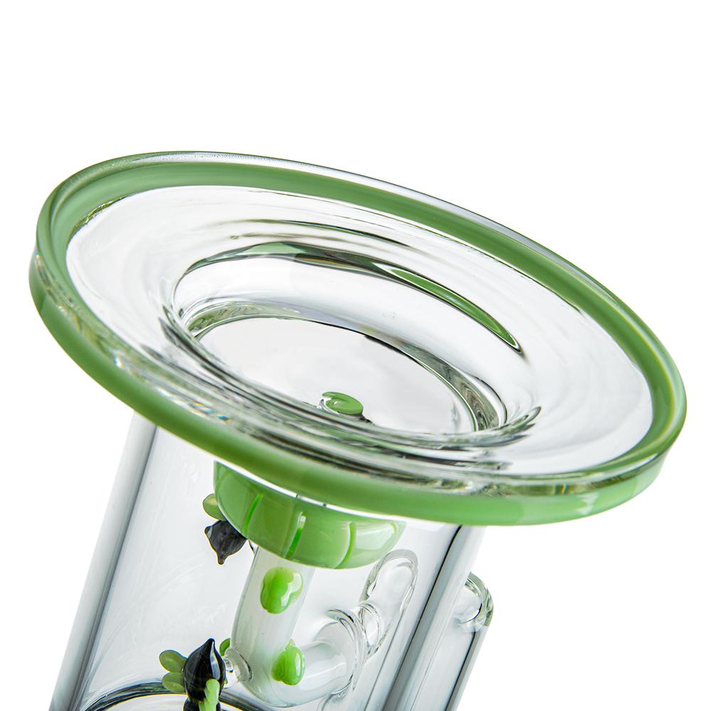 12.6 Honeycomb Straight Tube Glass Water Pipe