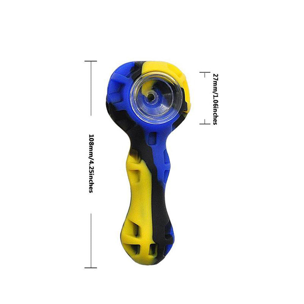 Silicone Weed Bowl/Dab Pipe ( Random Color )