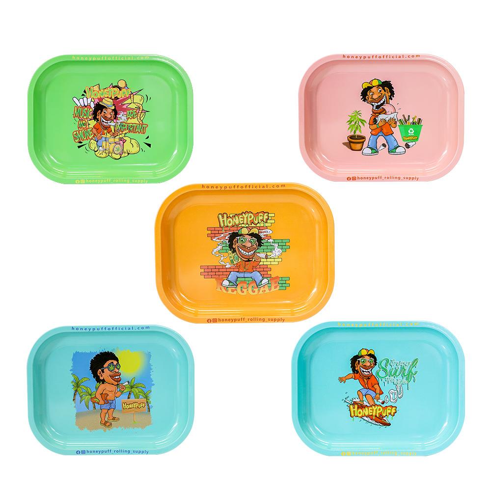 HoneyPuff Tinplate Rolling Tray