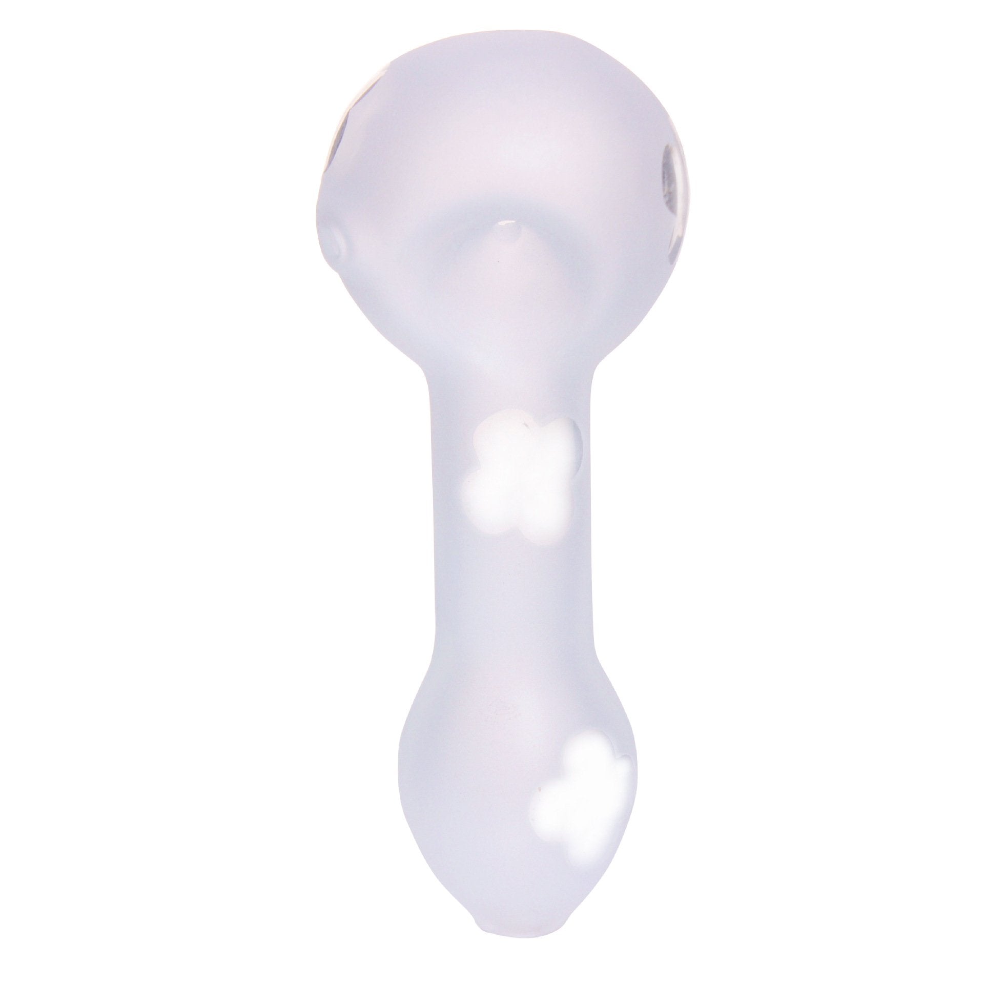 4.4 Frosted Glass Spoon Pipe