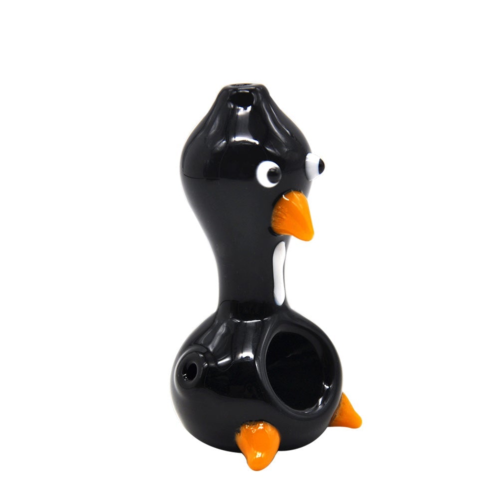 Penguin Glass Spoon Pipe