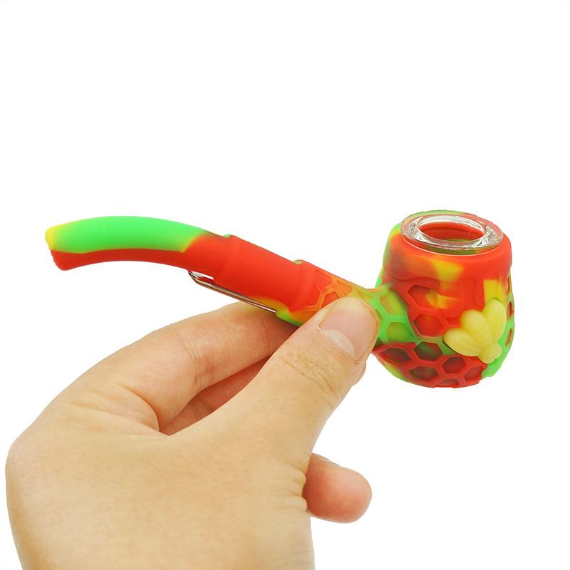 5“ Bee Silicone Gandalf Pipe