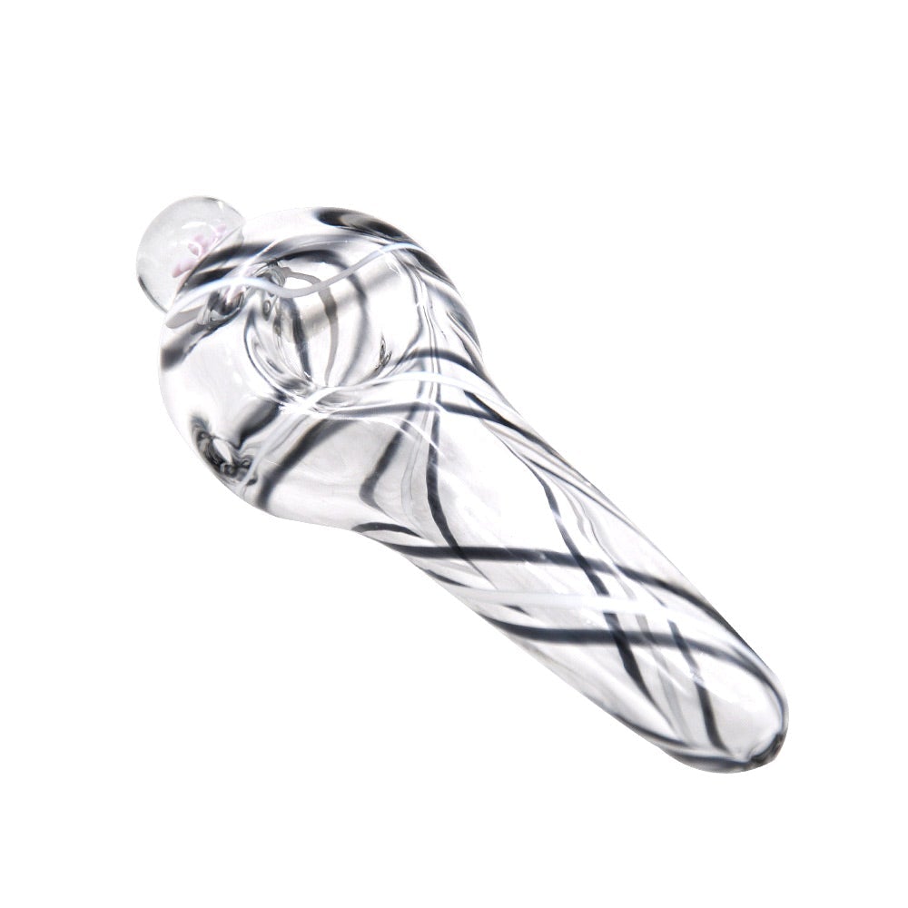Spiral Heady Glass Spoon Pipe