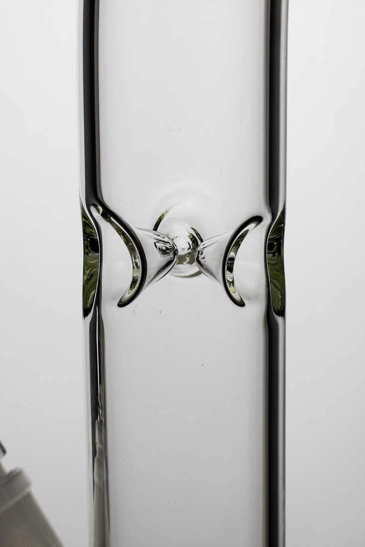 18 clear tube glass water bong
