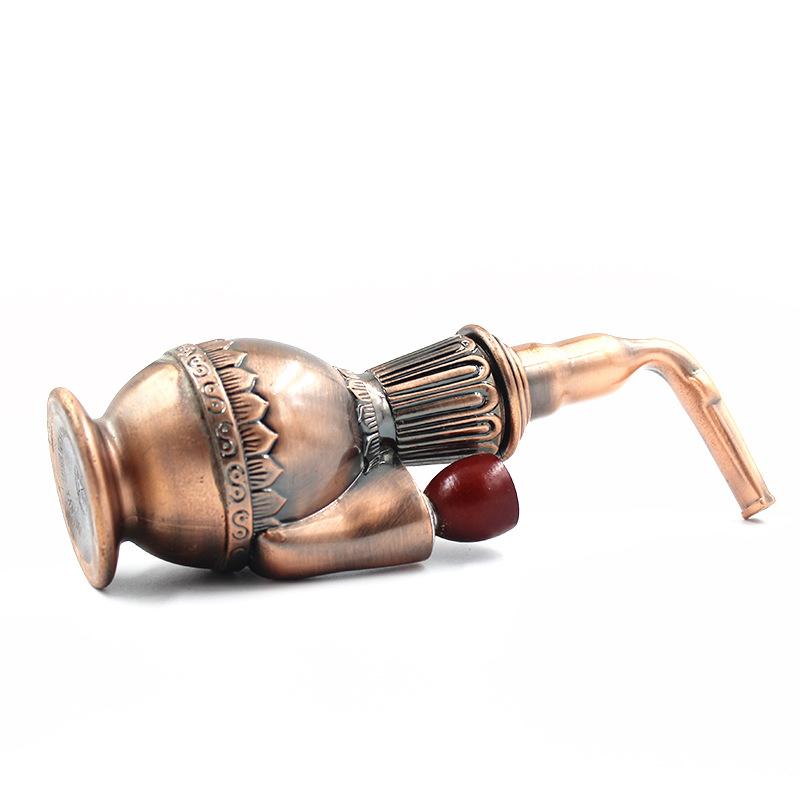 6.0 Lotus Pattern Small Gourd-Shaped Water Pipe