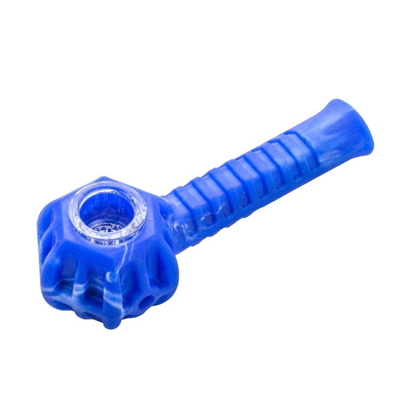 Blue Silicone Weed Pipe
