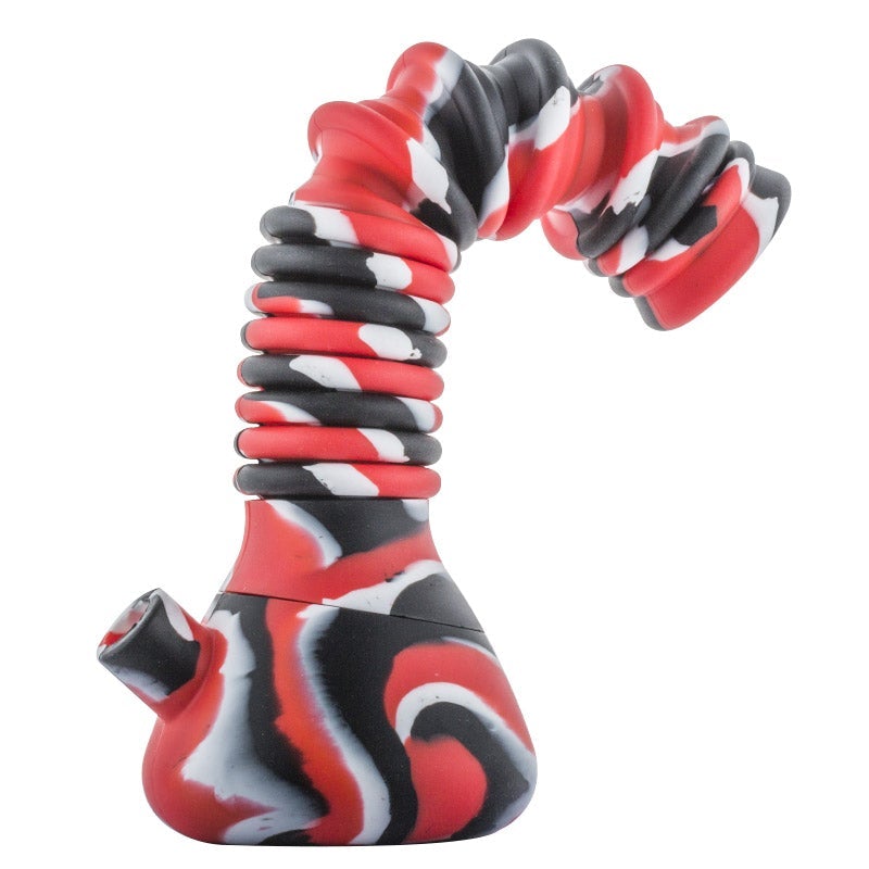 21 Silicone Collapsible Beaker Bong (Random Color)