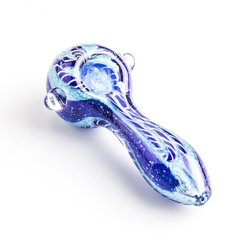 Showerhead Perc Dab Rig w/ Two Tone Glass Pipe Set