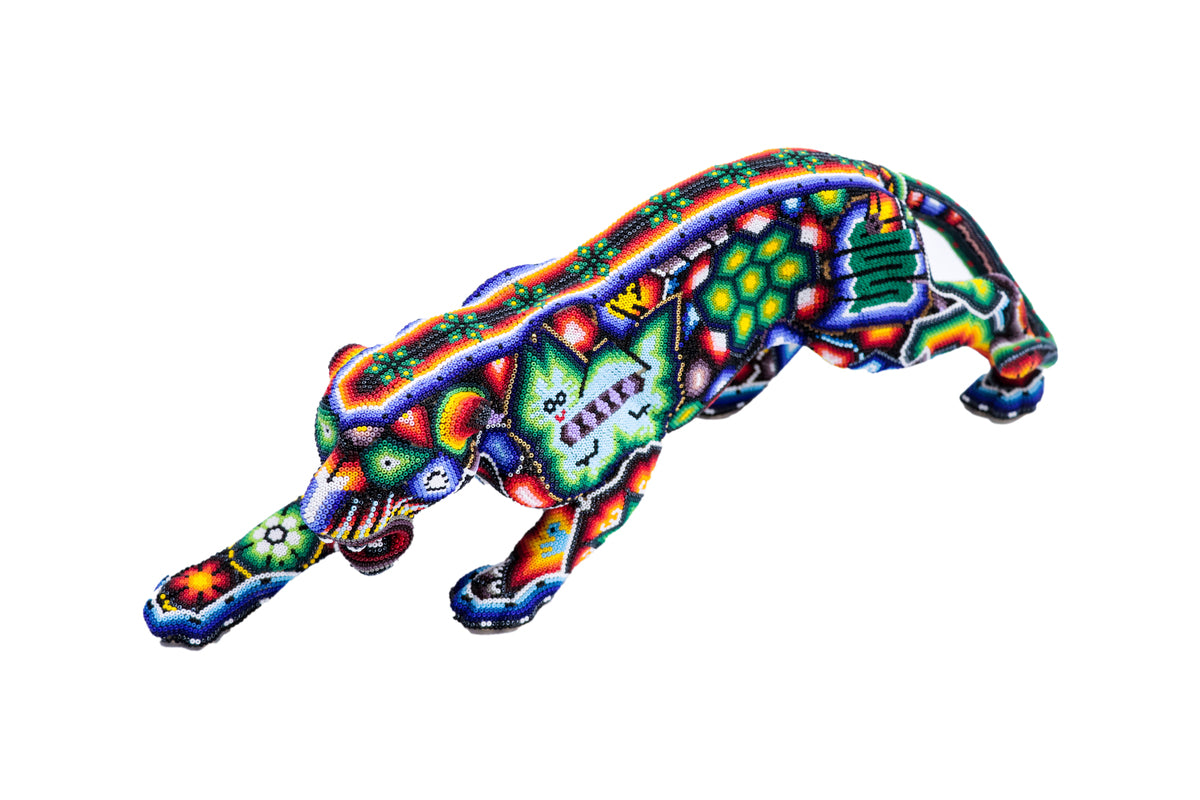 Jaguar – Obra de Arte Huichol