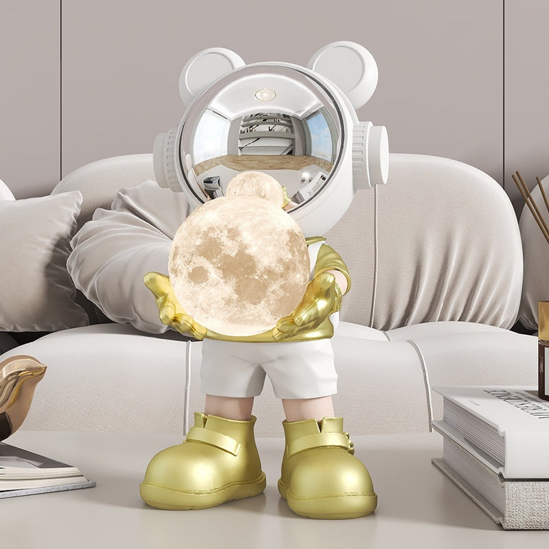 Desktop Space Bear Decoration Moon Night Light