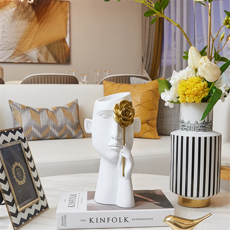 Light Luxury Vase Decoration Art