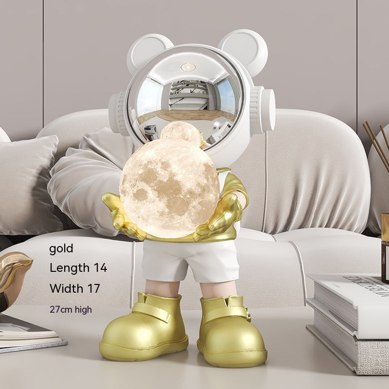 Desktop Space Bear Decoration Moon Night Light