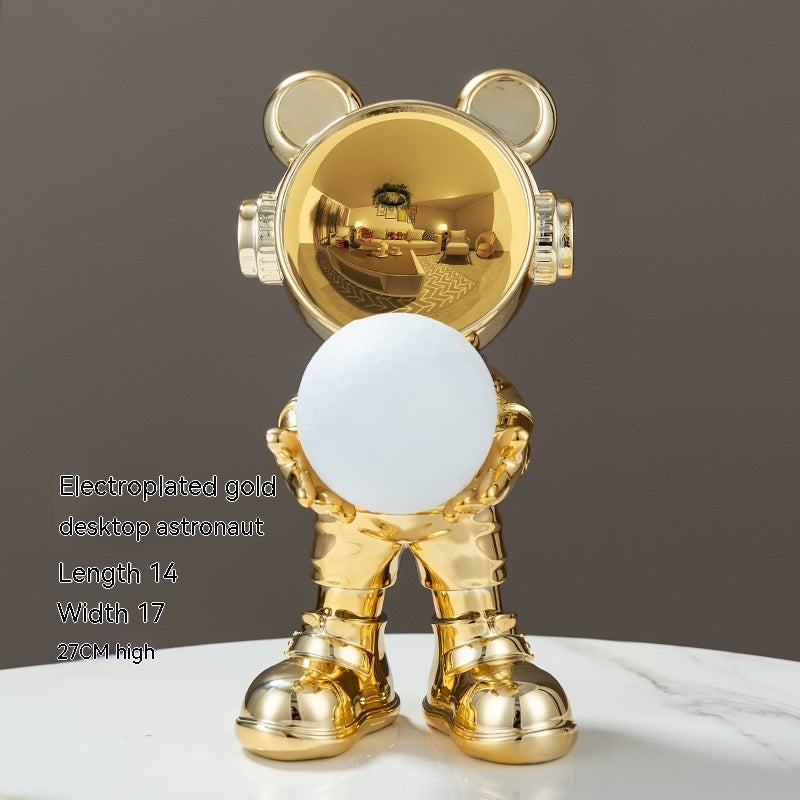 Desktop Space Bear Decoration Moon Night Light