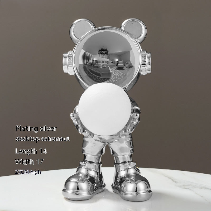 Desktop Space Bear Decoration Moon Night Light