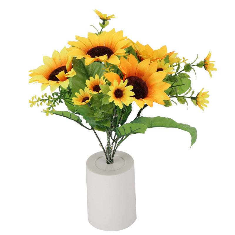 Creative Sunflower Bouquet Night Light Home Decoration Desktop Decoration