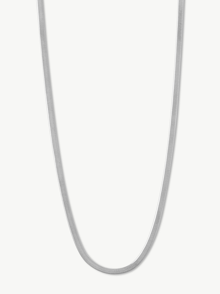 Flat Snake Chain Necklace