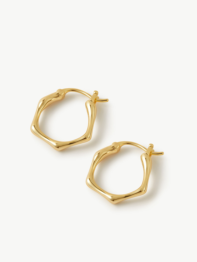 Bamboo Joint Earring