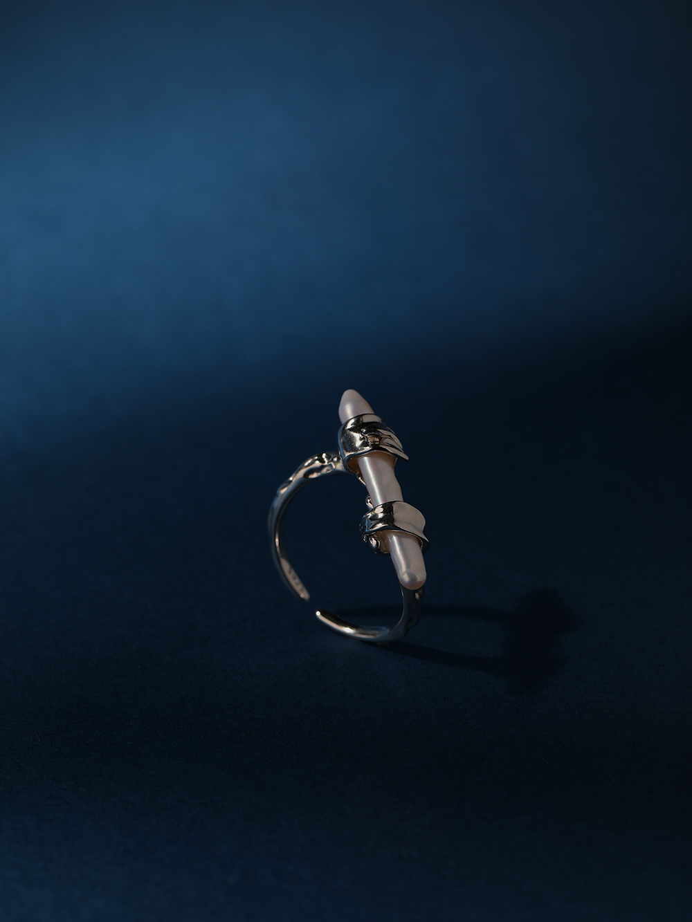 Long Baroque Beaded Ring