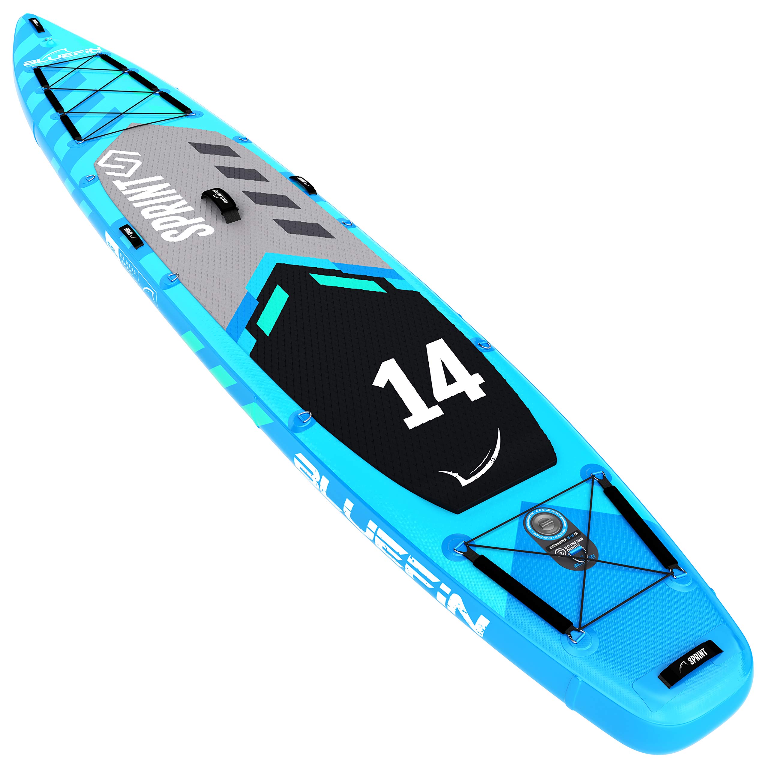 Bluefin SUP Stand Up Inflatable Paddleboard 14′ Sprint