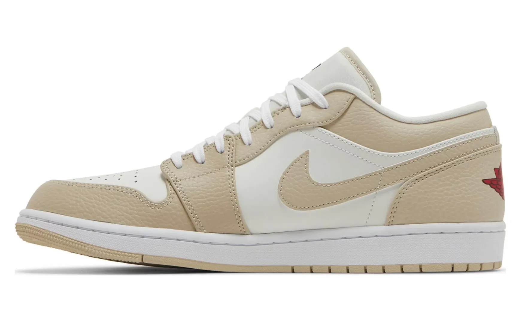 Jordan 1 Low SE Sail Rattan University Red - beetsneakers