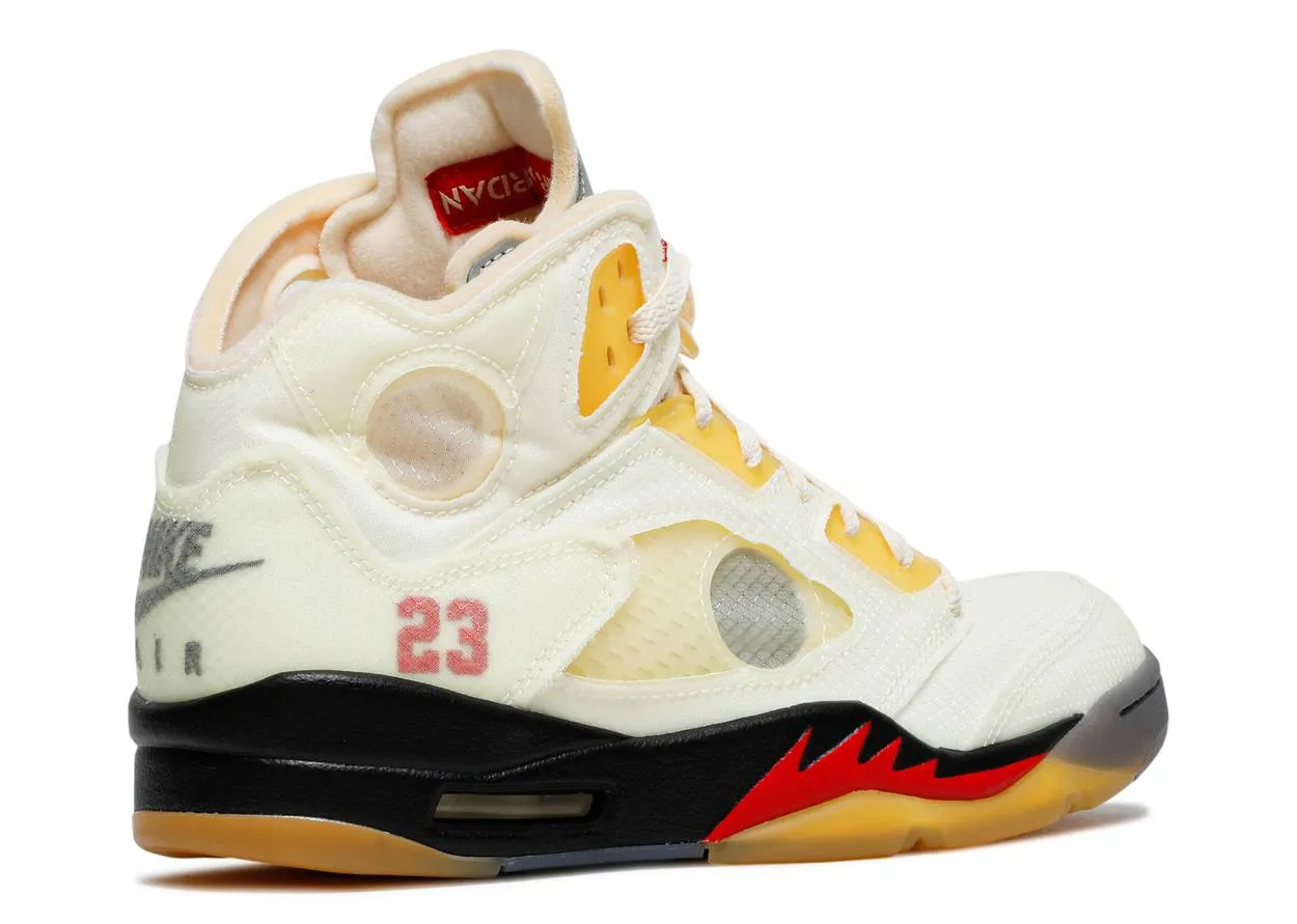 Jordan 5 Retro Off White Sail - beetsneakers