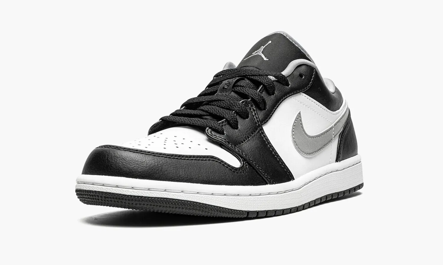 JORDAN 1 LOW Black Particle Grey - beetsneakers