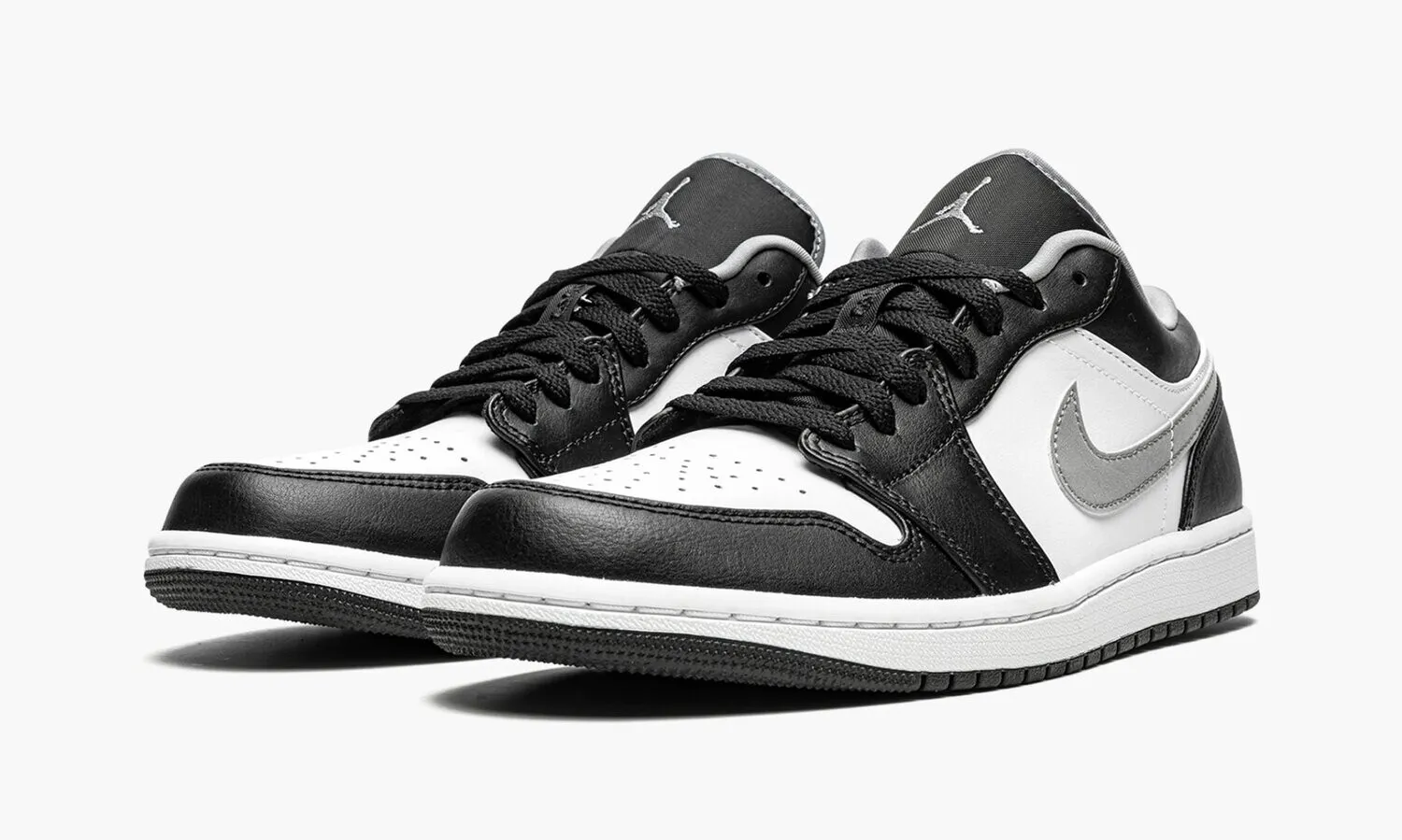 JORDAN 1 LOW Black Particle Grey - beetsneakers