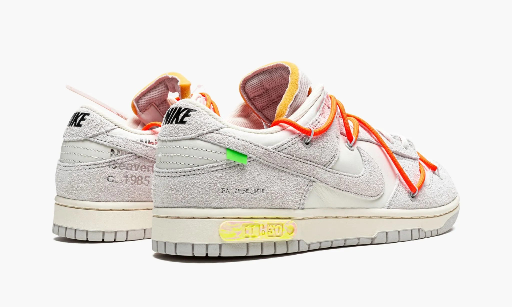 NIKE DUNK LOW Off White Lot 11 - beetsneakers