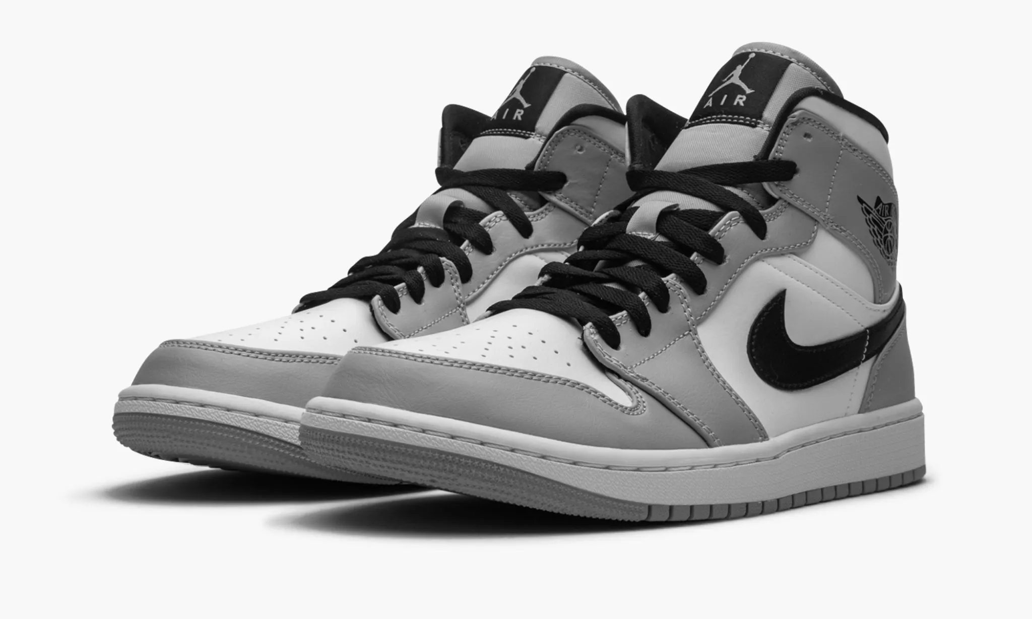 JORDAN 1 MID Smoke Grey - beetsneakers