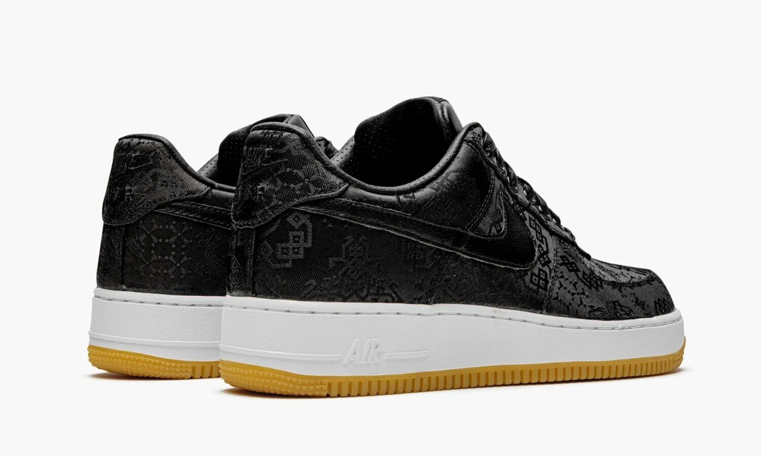 NIKE AIR FORCE 1 07 CLOT x Fragment Black Silk - beetsneakers