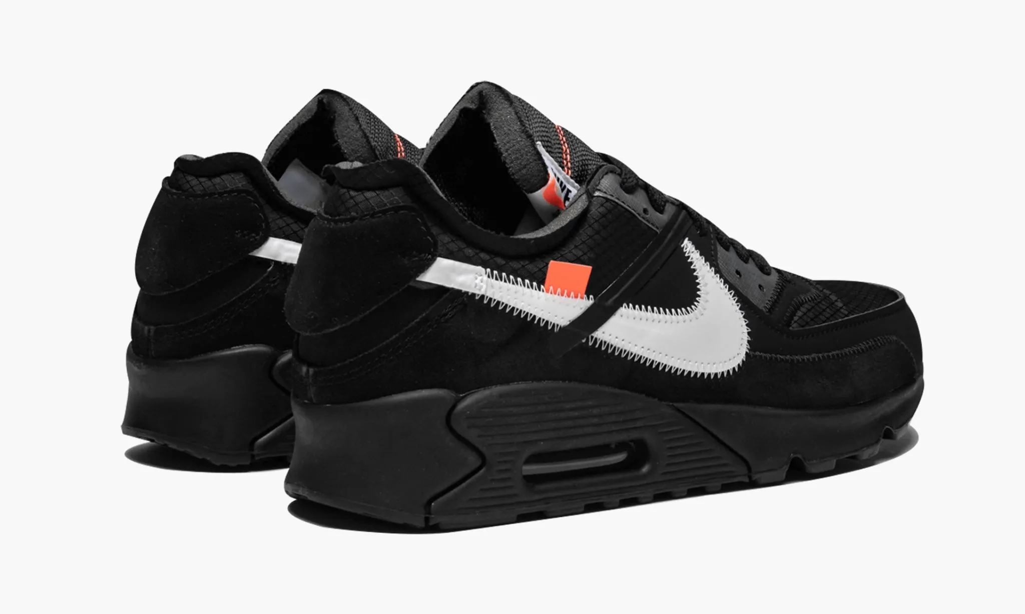 NIKE AIR MAX 90 Off White Black - beetsneakers