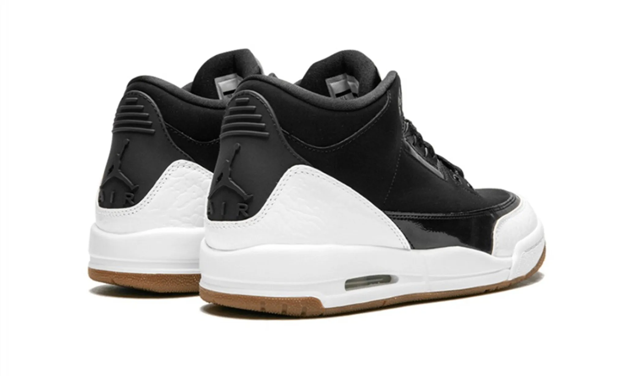 Jordan 3 Retro Black White Gum - beetsneakers