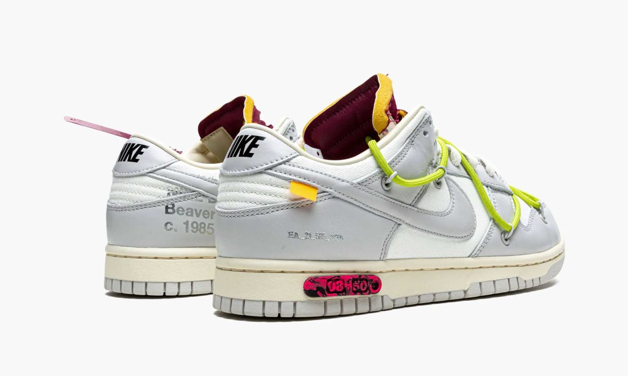 NIKE DUNK LOW OFF WHITE LOT 08 50 - beetsneakers